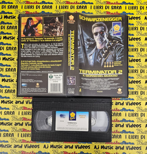 Vhs film terminator - terminator, 2