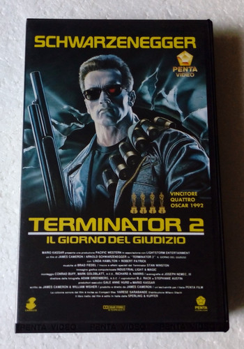 Vhs film terminator il - terminator,